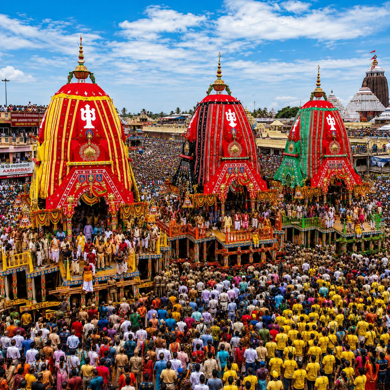 Festival Marketing & OOH at Puri Rath Yatra.